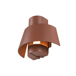 Au�enwandleuchte PHOTONI, IP65 IK08, konisch, E27, Aluminium, seeluft-best�ndig, rost matt