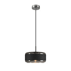 pendant luminaire PANTILO ROPE 27 E27 IP20, silver dimmable