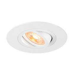 Deckeneinbauleuchte NEW TRIA� 75 XL, rund, GU10, max. 10W, IP20, wei�