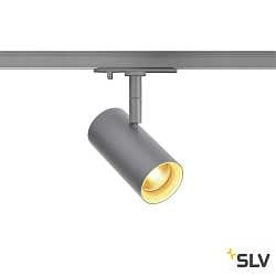 1-phase spot NOBLO SPOT round, swivelling, rotatable IP20, grey dimmable