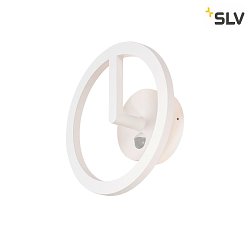 outdoor wall luminaire Q-RING with sensor IP65, white