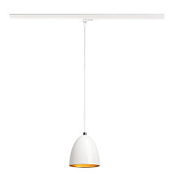 3-phase pendant luminaire PARA CONE 14 GU10 IP20, white, lacquered dimmable