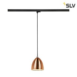 3-phase pendant luminaire PARA CONE 14 GU10 IP20, copper dimmable