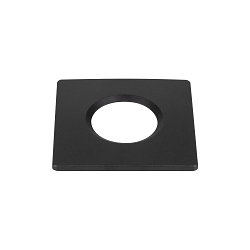 cover UNIVERSAL DOWNLIGHT IP65 square, rigid, closed, airtight, black