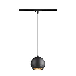 1-phase pendant luminaire LIGHT EYE� 150 GU10 IP20, black dimmable