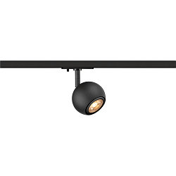 1-phase spot LIGHT EYE� 90 swivelling, rotatable GU10 IP20, black dimmable