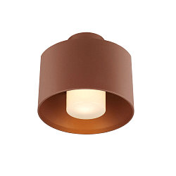 outdoor ceiling luminaire PHOTONI CYL cylindrical, with spacer E27 IP65, rust dimmable