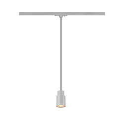 1-phase pendant luminaire PURI 2.0 - TUBE cylindrical GU10 IP20, grey dimmable