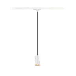 1-phase pendant luminaire PURI 2.0 - CONE conical GU10 IP20, white dimmable