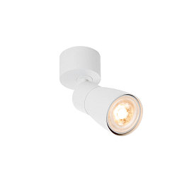 wall and ceiling luminaire PURI 2.0 - DOME GU10 IP20, white dimmable