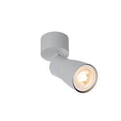 wall and ceiling luminaire PURI 2.0 - DOME GU10 IP20, grey dimmable