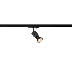 1-phase spot PURI 2.0 BASIC swivelling, rotatable GU10 IP20, black dimmable
