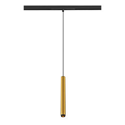 pendant luminaire GRIP! S 48V DALI for VDU workstation, DALI controllable IP20, gold matt dimmable
