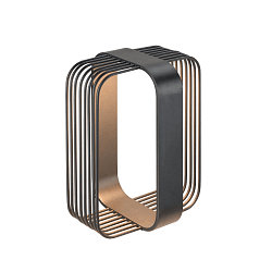 LED Outdoor Stehleuchte GRID CUBE, 8W, 2700K, 250lm, IP65, schwarz