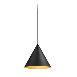 pendant luminaire MAGICO 38 E27 IP20, black matt dimmable