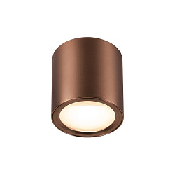 ceiling luminaire OCULUS PHASE DTW round, Dim-To-Warm, adjustable, with lens optics IP20, copper dimmable