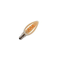 LED Kerzenlampe C35, E14, 2W 2200K, gold