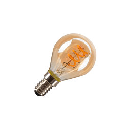 LED Tropfenlampe G45, E14, 2W 2200K, gold