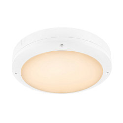 wall and ceiling luminaire OUTDOOR BULKHEAD V 360 HF with sensor, CCT Switch, impact resistant, switchable IP65, white