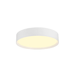 ceiling luminaire DECONA 30 CL round, suitable for VDU workstation IP44, white, lacquered dimmable