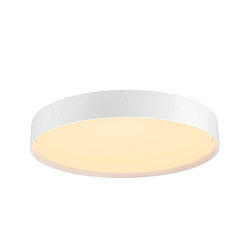 ceiling luminaire DECONA 42 CL round, with sensor, suitable for VDU workstation IP44, white, lacquered 