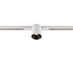 track spot FIXT-IT! round, built-in version, suitable for VDU workstation IP20, black, white, lacquered dimmable