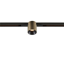 track spot FIXT-IT! round, built-in version, suitable for VDU workstation IP20, bronze, black, lacquered dimmable
