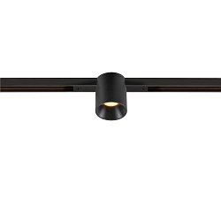 LED Spot FIXT-IT!, 48V, DALI, rund, f�r Einbauschiene, 36�, 8W, 2000-3000K, 480lm, UGR<19, IP20, dimmbar, schwarz/schwarz