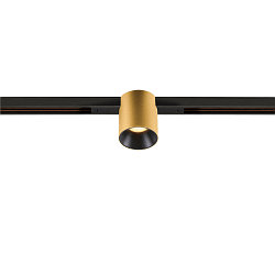 LED Spot FIXT-IT!, 48V, DALI, rund, f�r Einbauschiene, 36�, 8W, 2000-3000K, 480lm, UGR<19, IP20, dimmbar, gold/schwarz