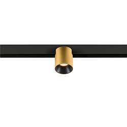 track spot FIXT-IT! round, surface-mounted version, suitable for VDU workstation IP20, gold, black, lacquered dimmable