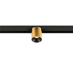track spot FIXT-IT! round, surface-mounted version, suitable for VDU workstation IP20, gold, black, lacquered dimmable