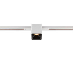 track spot FIXT-IT! round, built-in version, suitable for VDU workstation IP20, black, white, lacquered dimmable