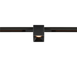 track spot FIXT-IT! round, built-in version, suitable for VDU workstation IP20, black, lacquered dimmable