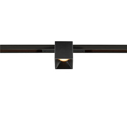 track spot FIXT-IT! round, built-in version, suitable for VDU workstation IP20, black, lacquered dimmable