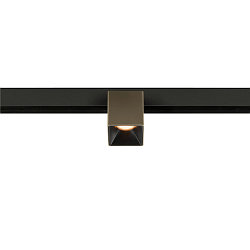 track spot FIXT-IT! round, surface-mounted version, suitable for VDU workstation IP20, bronze, black, lacquered dimmable