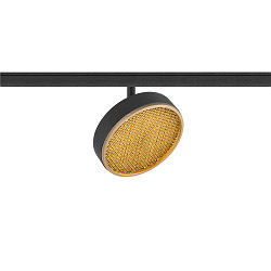 track spot GRIP! FLAT round IP20, gold, black, lacquered dimmable