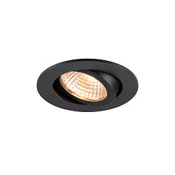 ceiling recessed luminaire NEW TRIA� 68 AIRTIGHT suitable for VDU workstation IP23, black, lacquered dimmable