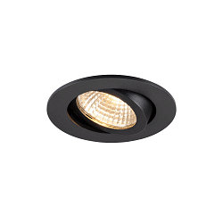 ceiling recessed luminaire NEW TRIA� 68 AIRTIGHT suitable for VDU workstation IP23, black, lacquered dimmable