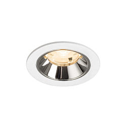 LED Deckeneinbauleuchte NUMINOS� S, 6,7W, IP20, 20�, 2700K, 1000lm, wei�/chrom