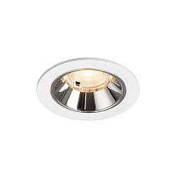 LED Deckeneinbauleuchte NUMINOS� S, 6,7W, IP20, 40�, 2700K, 1000lm, wei�/chrom