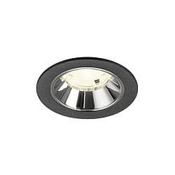 ceiling recessed luminaire NUMINOS� S suitable for VDU workstation IP20, chrome, black dimmable