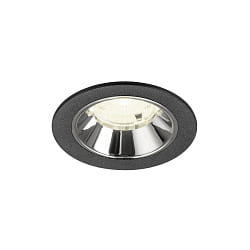 ceiling recessed luminaire NUMINOS� S suitable for VDU workstation IP20, chrome, black dimmable