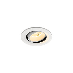 ceiling recessed luminaire NUMINOS� MOVE S round, suitable for VDU workstation IP20, white, lacquered dimmable