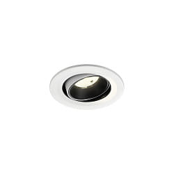 ceiling recessed luminaire NUMINOS� MOVE S swivelling, suitable for VDU workstation IP20, black, white dimmable