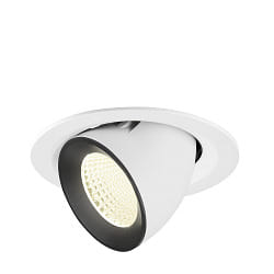 recessed spotlight NUMINOS� GIMBLE M swivelling, suitable for VDU workstation IP20, black, white dimmable