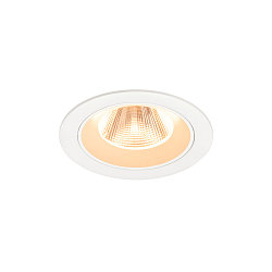 ceiling recessed luminaire NUMINOS� M round, suitable for VDU workstation IP20, white, lacquered dimmable
