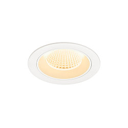 ceiling recessed luminaire NUMINOS� M round, suitable for VDU workstation IP20, white, lacquered dimmable