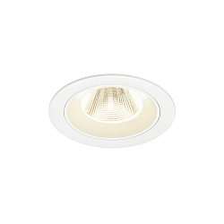 LED Deckeneinbauleuchte NUMINOS� M, rund, 12W, IP20, dimmbar, 20�, 4000K, 1900lm, wei�
