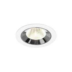 LED Deckeneinbauleuchte NUMINOS� M, 12W, IP20, 20�, 4000K, 1900lm, wei�/chrom