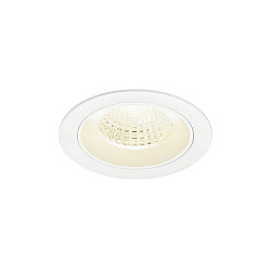 ceiling recessed luminaire NUMINOS� M round, suitable for VDU workstation IP20, white, lacquered dimmable
